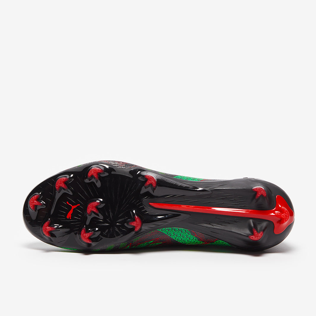 Puma Ultra 5 Ultimate FG/AG Football Boots Black/Red/Green