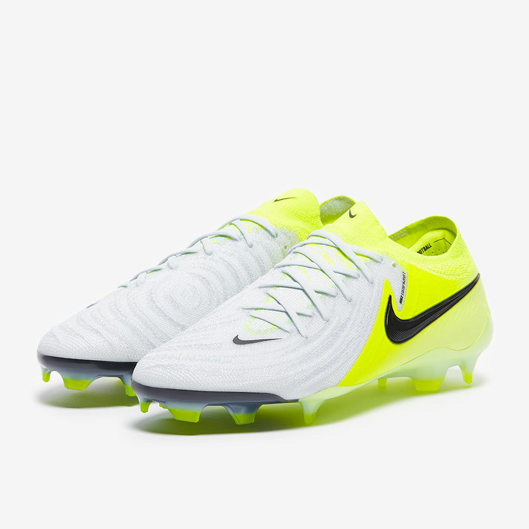 Nike Phantom GX II Elite FG Football Boots Metallic Silver/Black/Volt