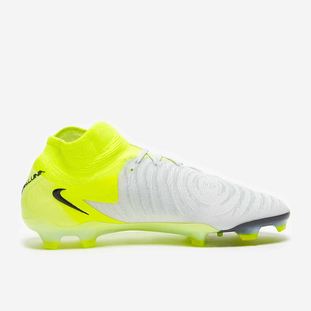 Nike Phantom Luna II Elite FG Football Boots Metallic Silver/Black/Volt