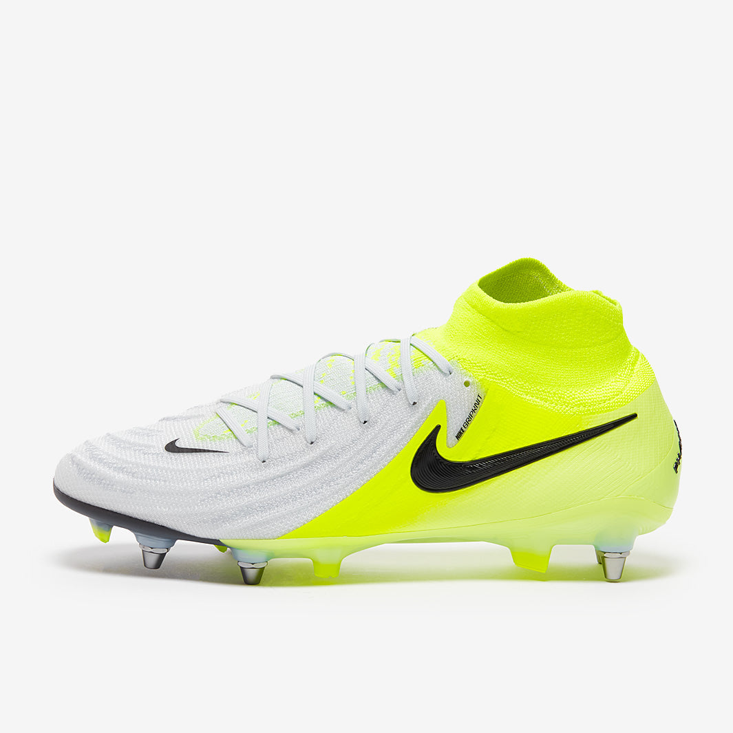 Nike Phantom Luna II Elite SG-Pro Player Edition Football Boots Metallic Silver/Black/Volt
