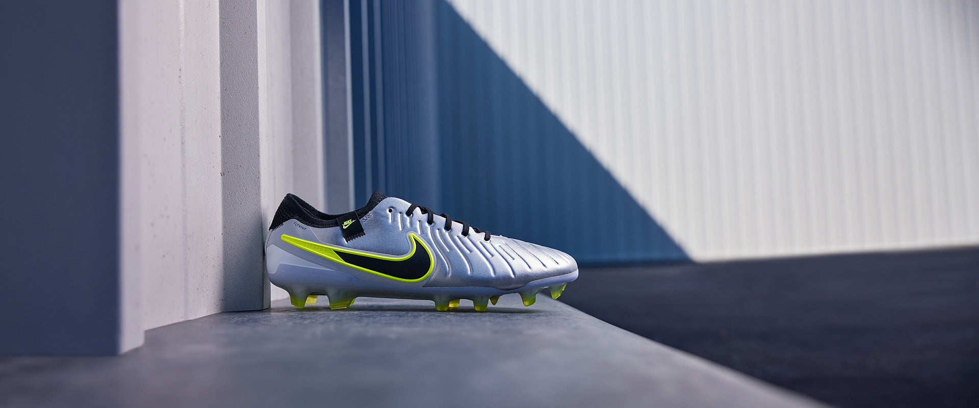 Nike Tiempo Legend X Elite FG Football Boots Metallic Silver/Black/Volt