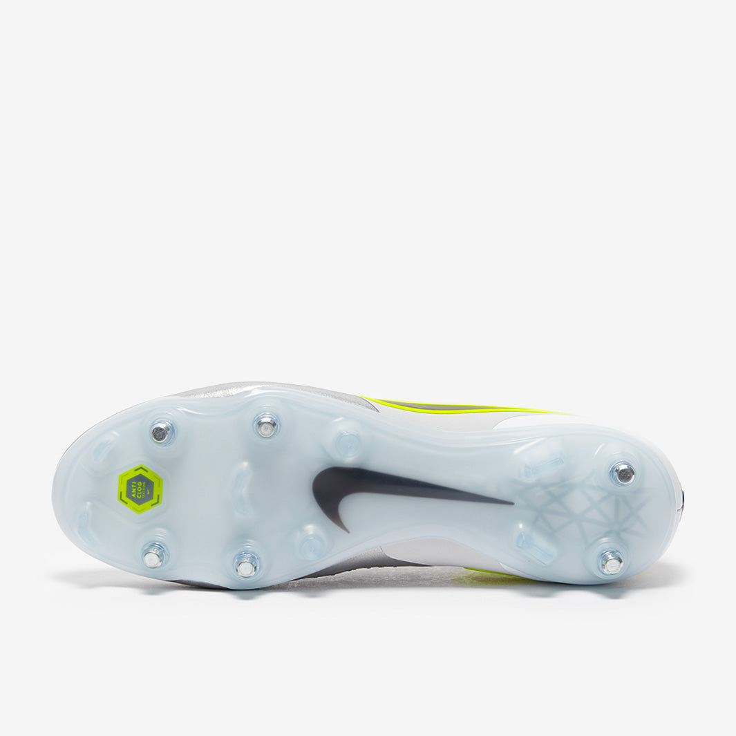 Nike Tiempo Legend X Elite SG-Pro Anti-Clog Football Boots Metallic Silver/Black/Volt
