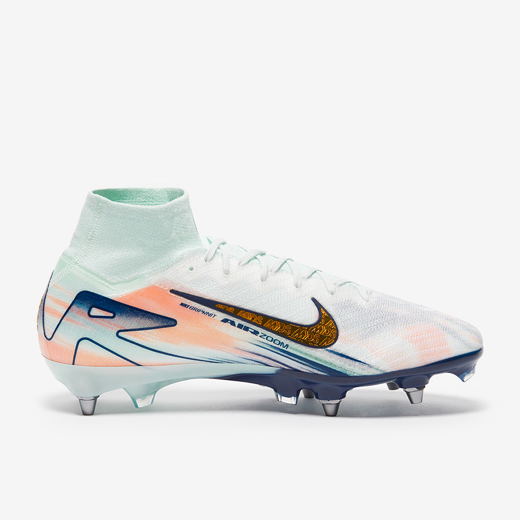 Nike Air Zoom Mercurial Superfly X Elite MDS SG-Pro Football Boots Barely Green/Metallic Gold Coin