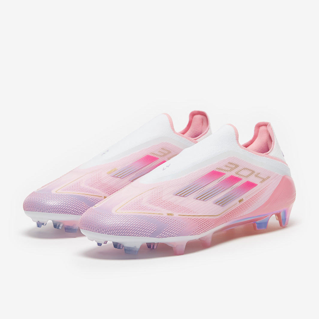 Adidas F50 Elite Laceless FG Football Boots Clear Pink/Purple Glow/Light Pink