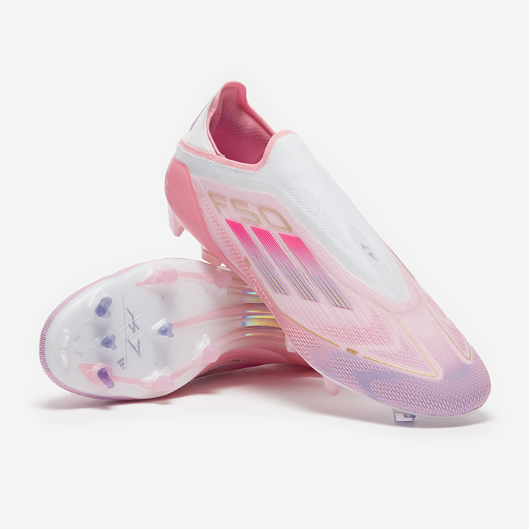 Adidas F50 Elite Laceless FG Football Boots Clear Pink/Purple Glow/Light Pink
