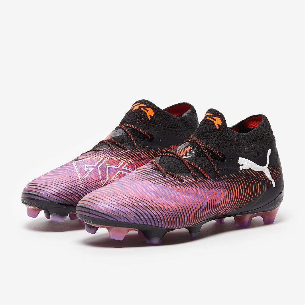 Puma Future 8 Ultimate FG Football Boots Puma Black/Puma White/Glowing Red