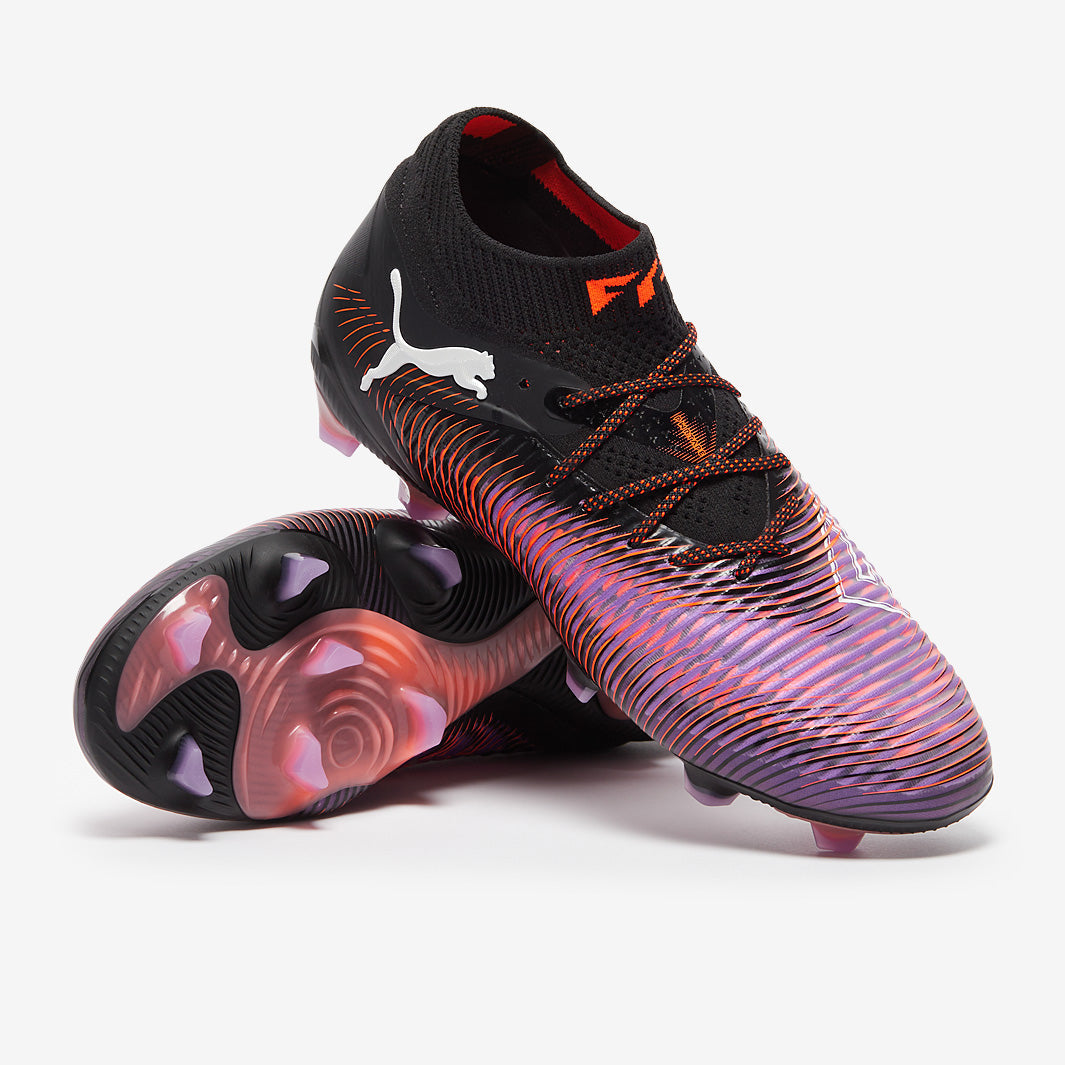Puma Women's Future 8 Ultimate FG Football Boots Puma Black/Puma White/Glowing Red
