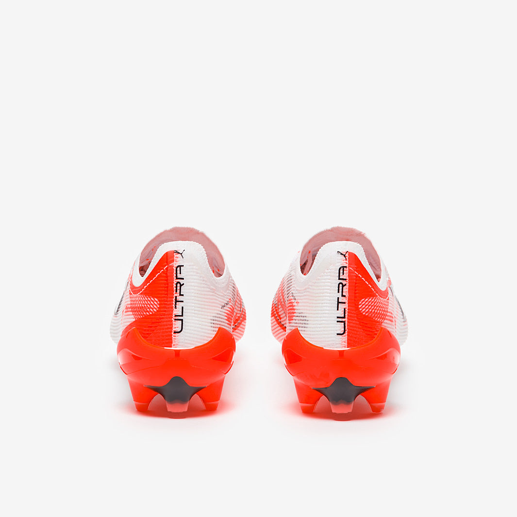 Puma Women's Ultra 5 Ultimate FG Football Boots Puma White/Puma Black/Glowing Red