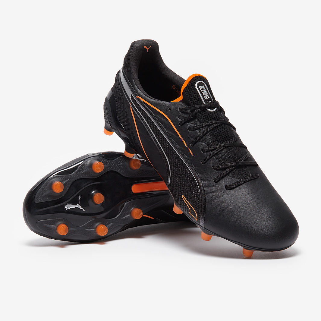Puma King Ultimate FG/AG Football Boots Puma Black/Heat Fire/Puma Silver