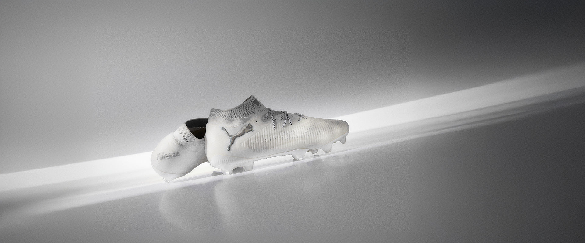Puma Future 8 Ultimate FG Football Boots Puma White/Silver Mist/Cool Light Gray