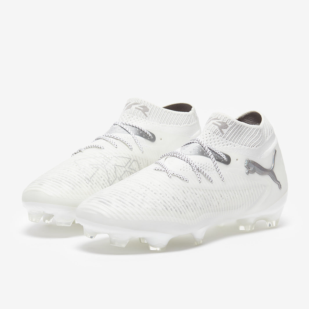 Puma Future 8 Ultimate FG Football Boots Puma White/Silver Mist/Cool Light Gray