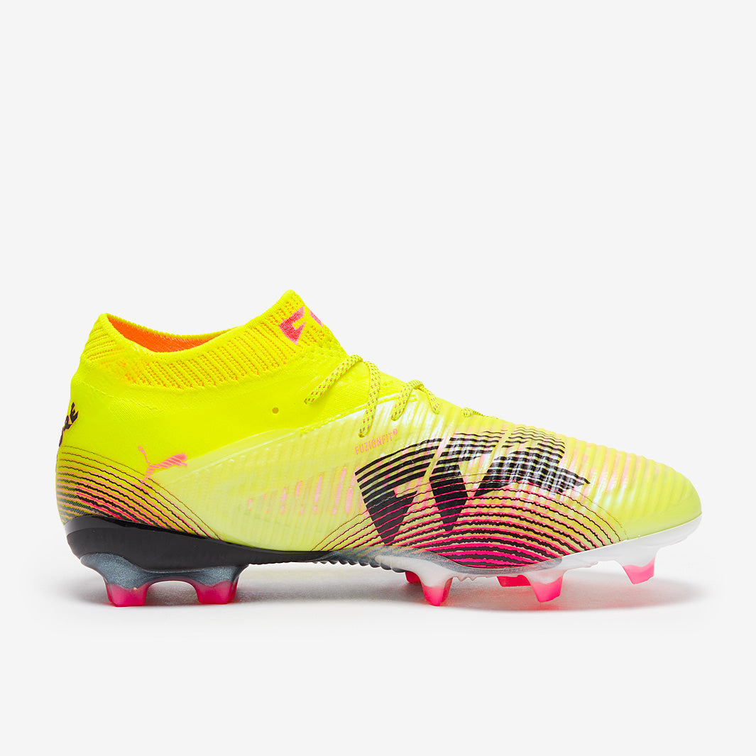 Puma Women's Future 8 Ultimate FG Football Boots Yellow Alert/Puma Black/Sun Struck