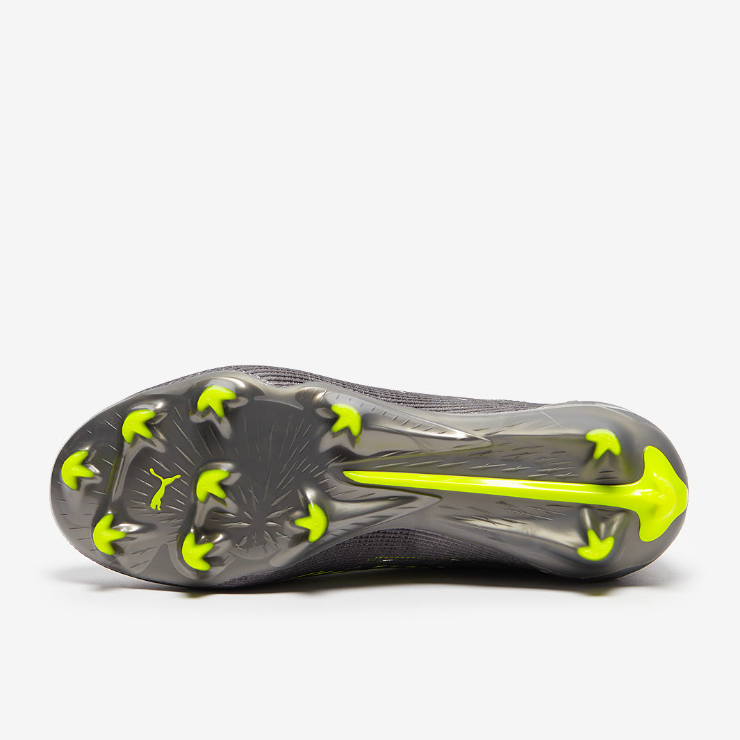 Puma Women's Ultra 5 Ultimate FG Football Boots Matte Aged Silver/Yellow Alert/Sun Struck