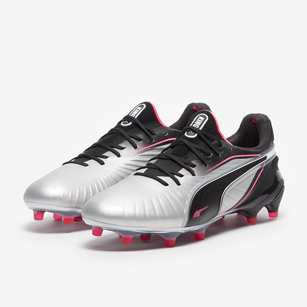 Puma Women's King Ultimate FG/AG Football Boots Puma Silver/Puma Black/Sun Struck/Puma White