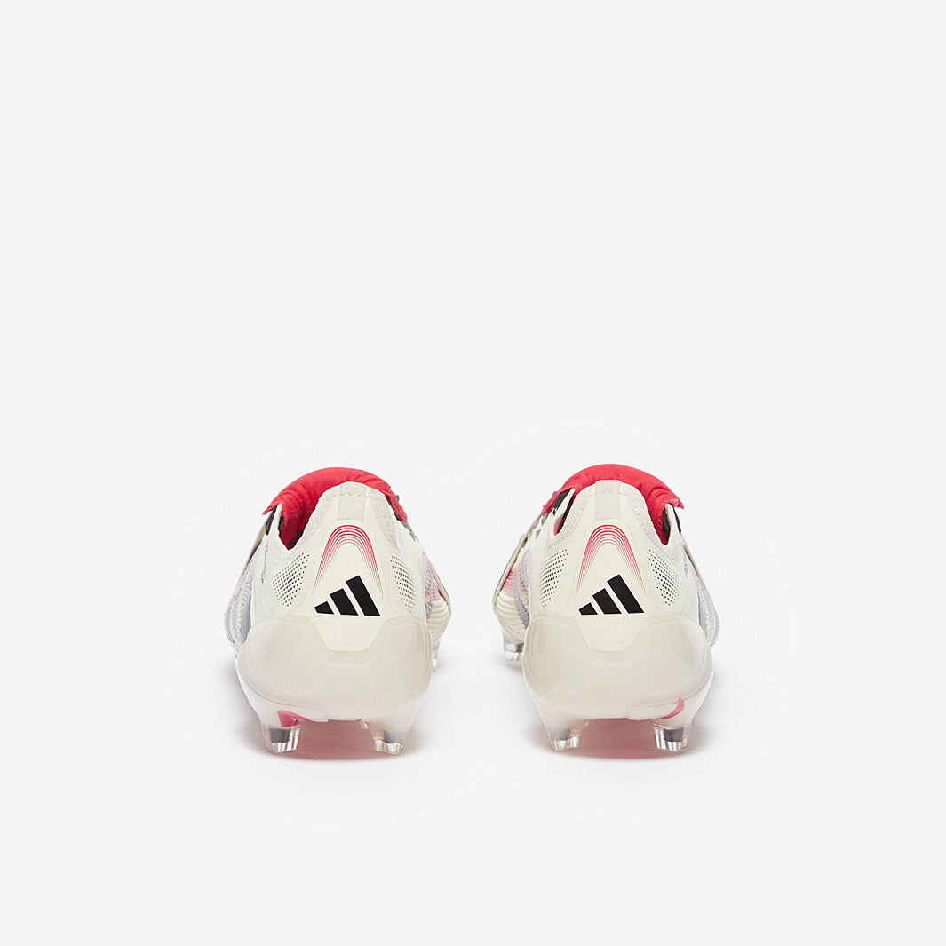 Adidas Predator Elite Tongue FG Football Boots Off White/Core Black/Pure Ruby