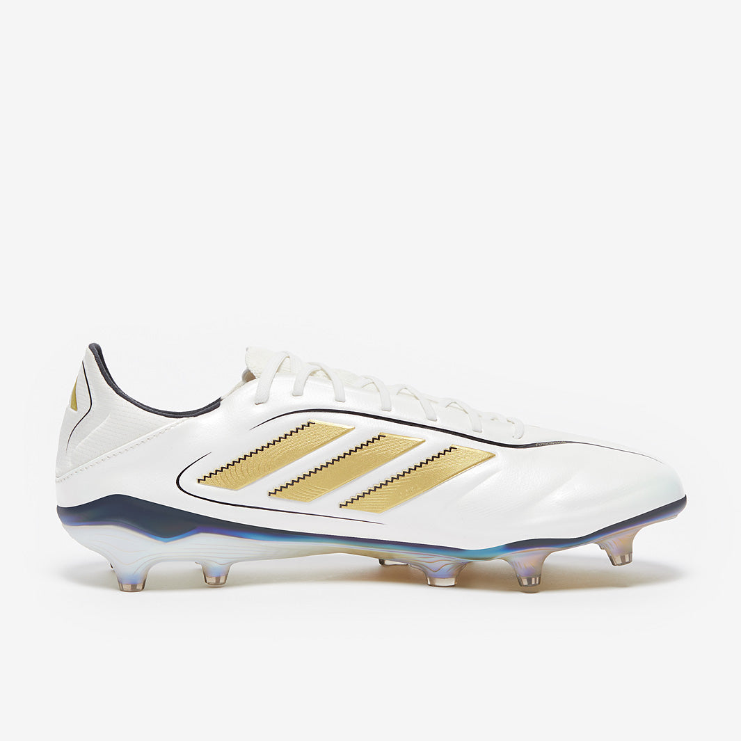 Adidas Copa Pure 3 Elite FG Teaser Football Boots Ftwr White/Matte Gold/Core Black