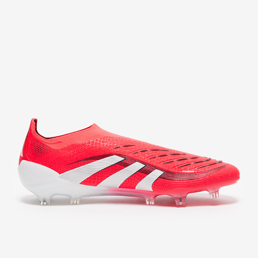 Adidas Predator Elite Laceless FG Football Boots Lucid Red/White/Black