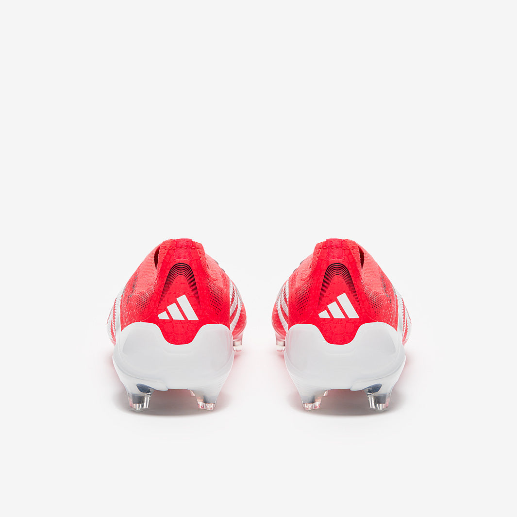 Adidas Predator Elite Laceless FG Football Boots Lucid Red/White/Black