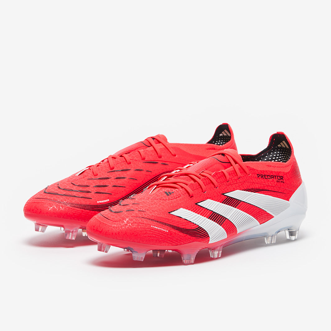 Adidas Predator Elite FG Football Boots Lucid Red/White/Black