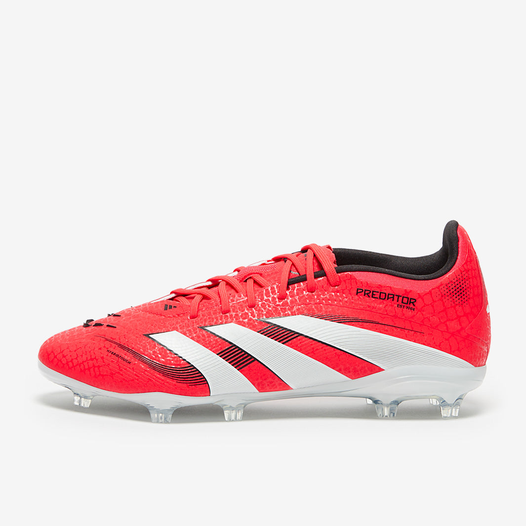 Adidas Kids Predator Elite FG Football Boots Lucid Red/White/Black