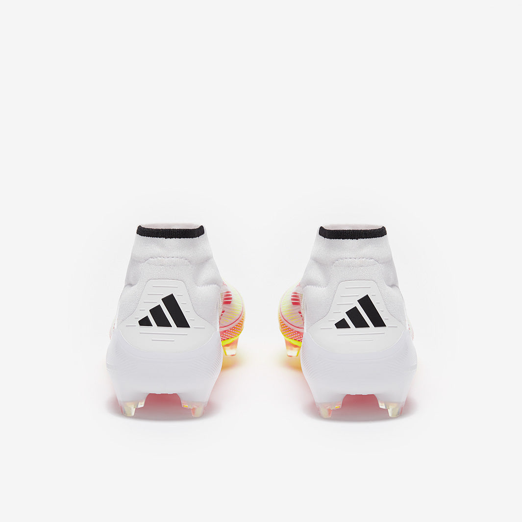 Adidas Women's F50 Elite Mid FG Football Boots White/Lucid Red/Solar Yellow