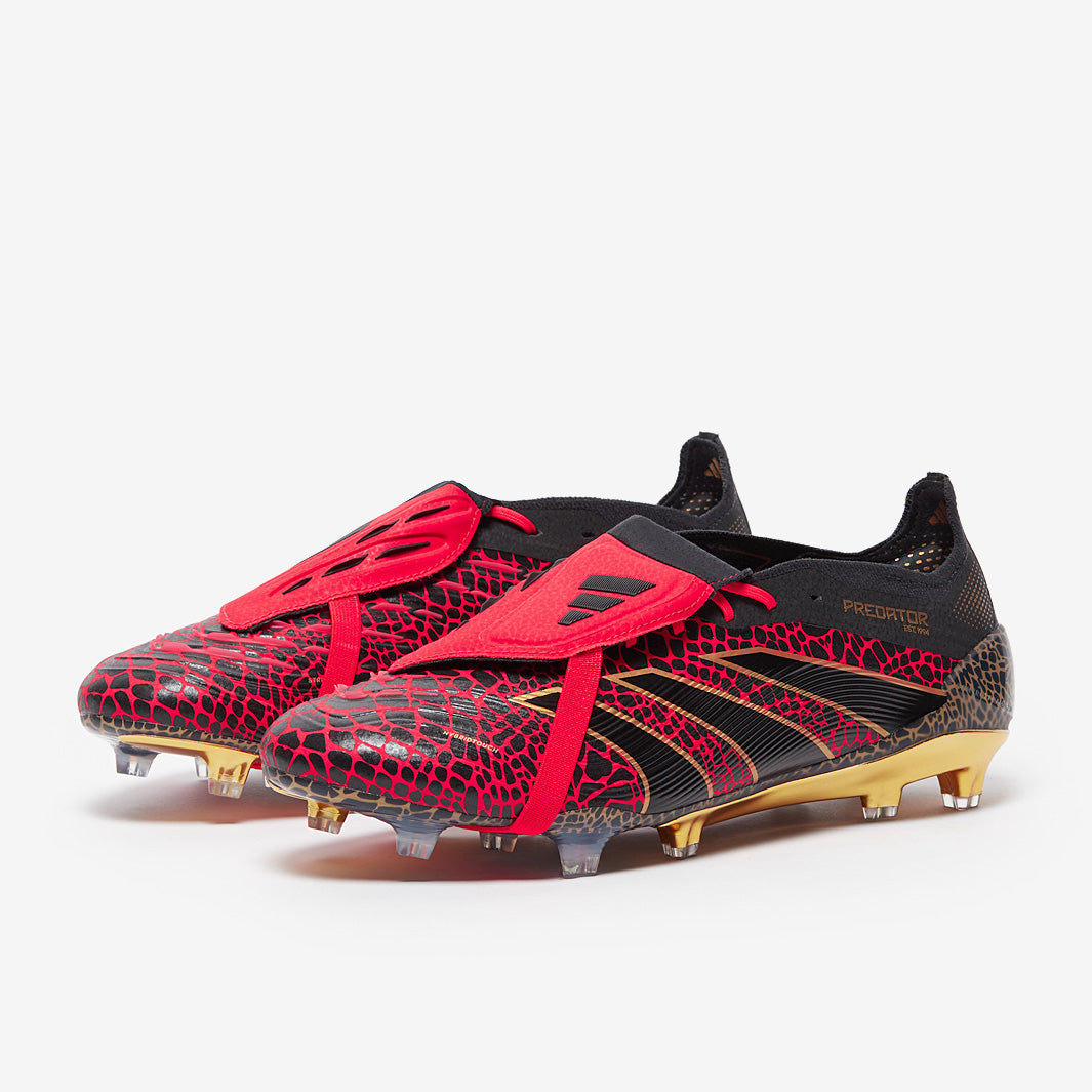 Adidas Predator Elite Tongue x Year of the Snake FG Football Boots Lucid Red/Gold Met/Black