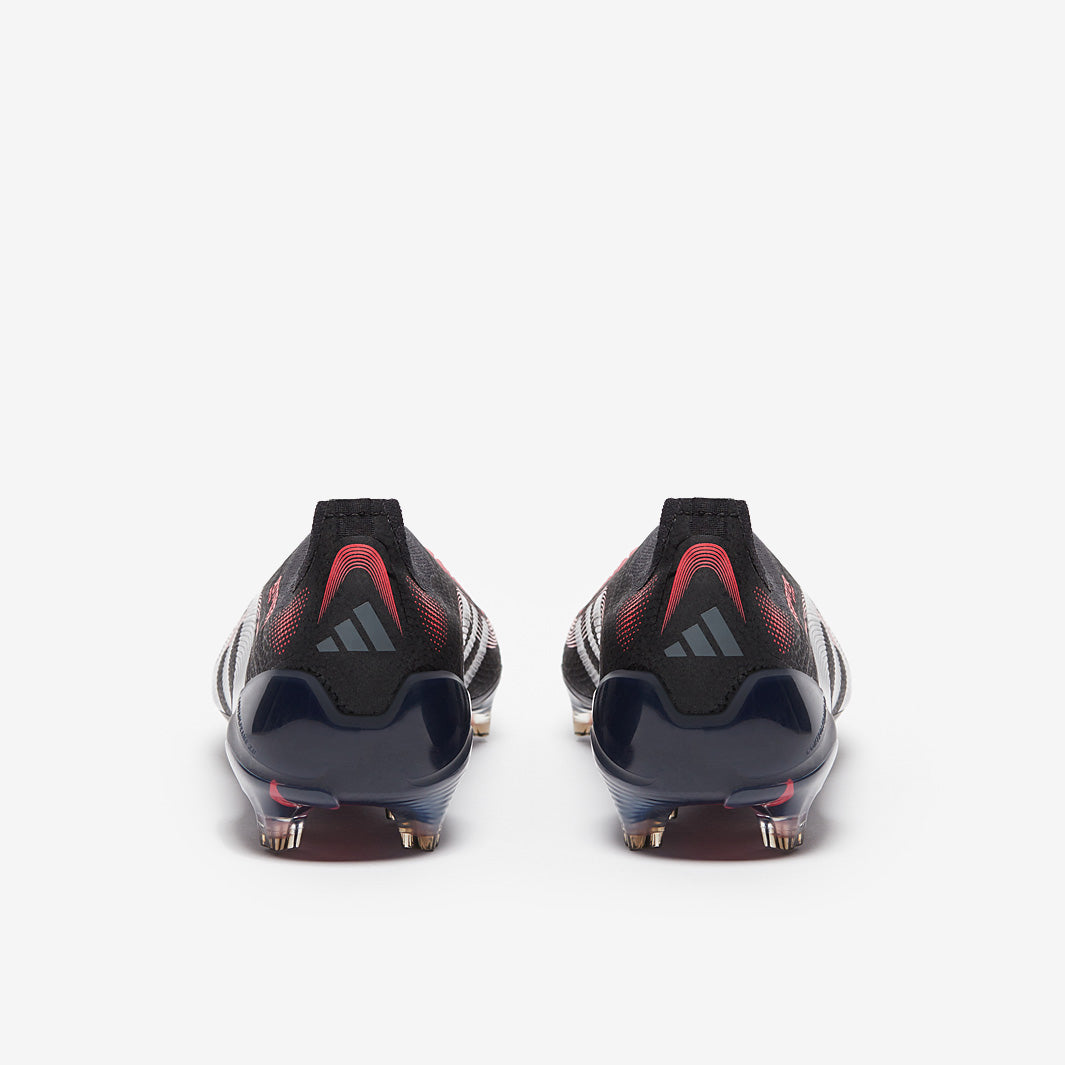 Adidas Predator Elite Laceless FG Football Boots Black/Grey Four/Lucid Red