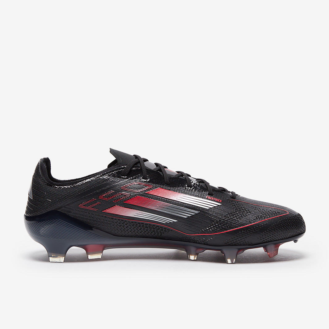 Adidas F50 Elite FG Football Boots Black/Iron Met/Lucid Red