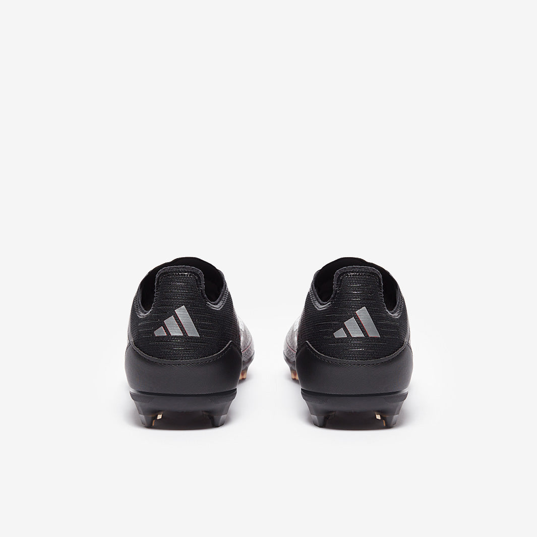 Adidas Kids F50 Elite FG Football Boots Black/Iron Met/Lucid Red