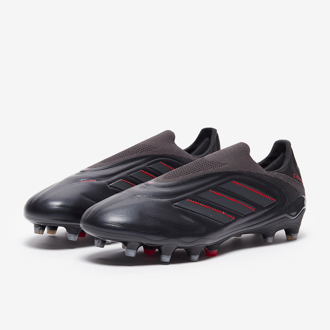 Adidas Copa Pure III Elite Laceless FG Football Boots Black/Carbon/Lucid Red