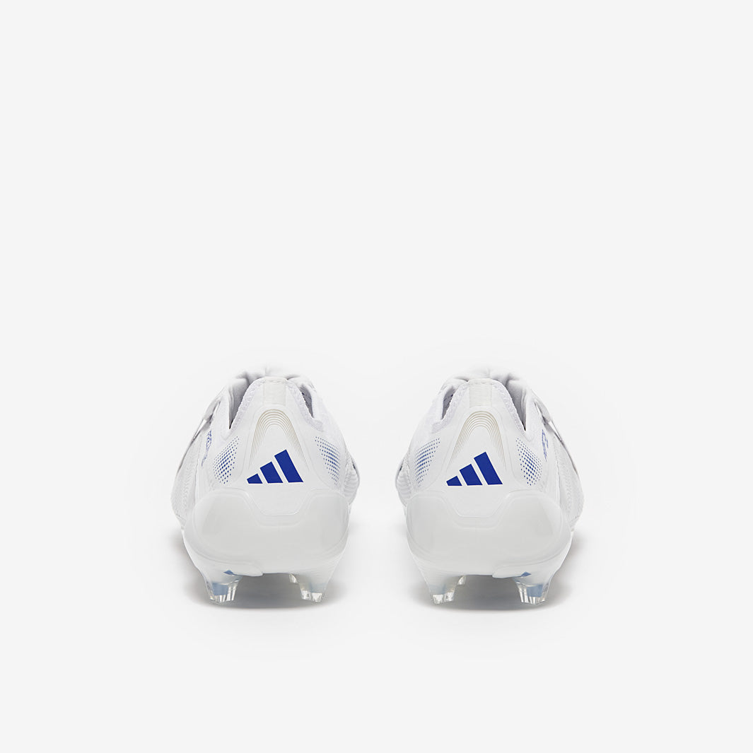 Adidas Predator Elite Tongue FG Football Boots White/Silver Met./Bright Royal
