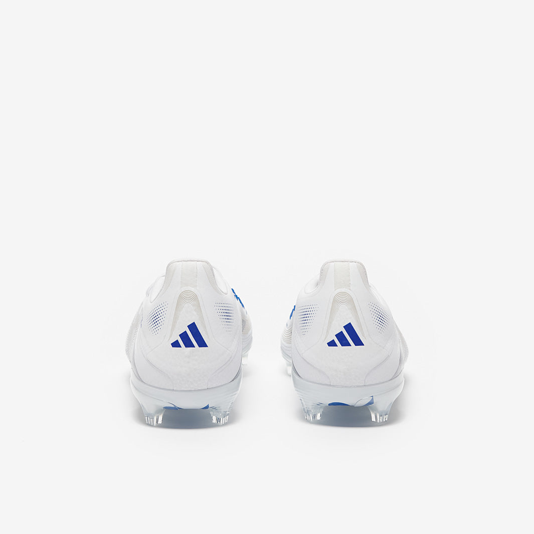 Adidas Kids Predator Elite FG Football Boots White/Silver Met./Bright Royal