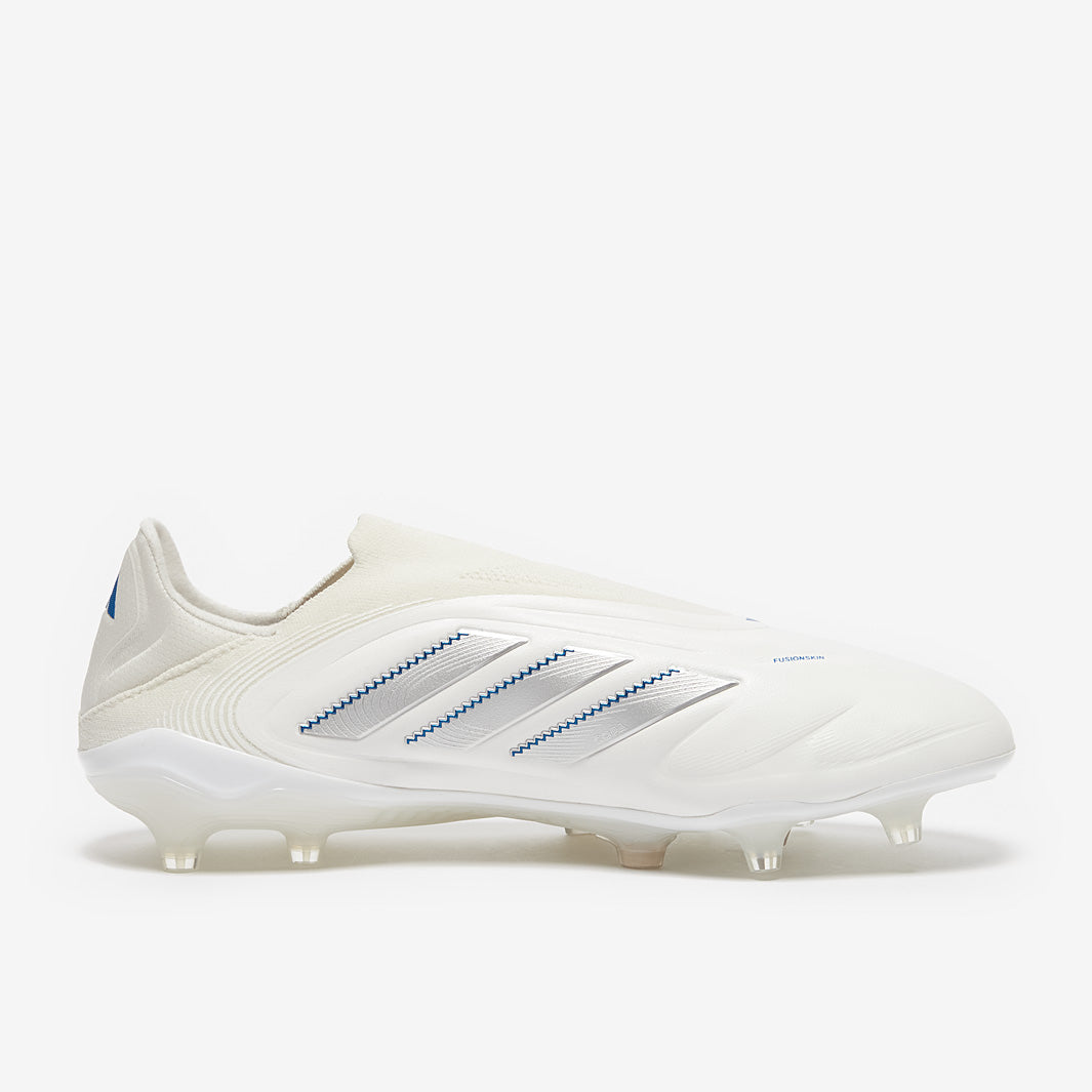 Adidas Copa Pure III Elite Laceless FG Football Boots White/Silver Met./Bright Royal