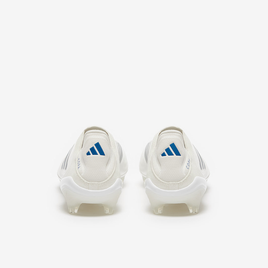 Adidas Copa Pure III Elite Laceless FG Football Boots White/Silver Met./Bright Royal