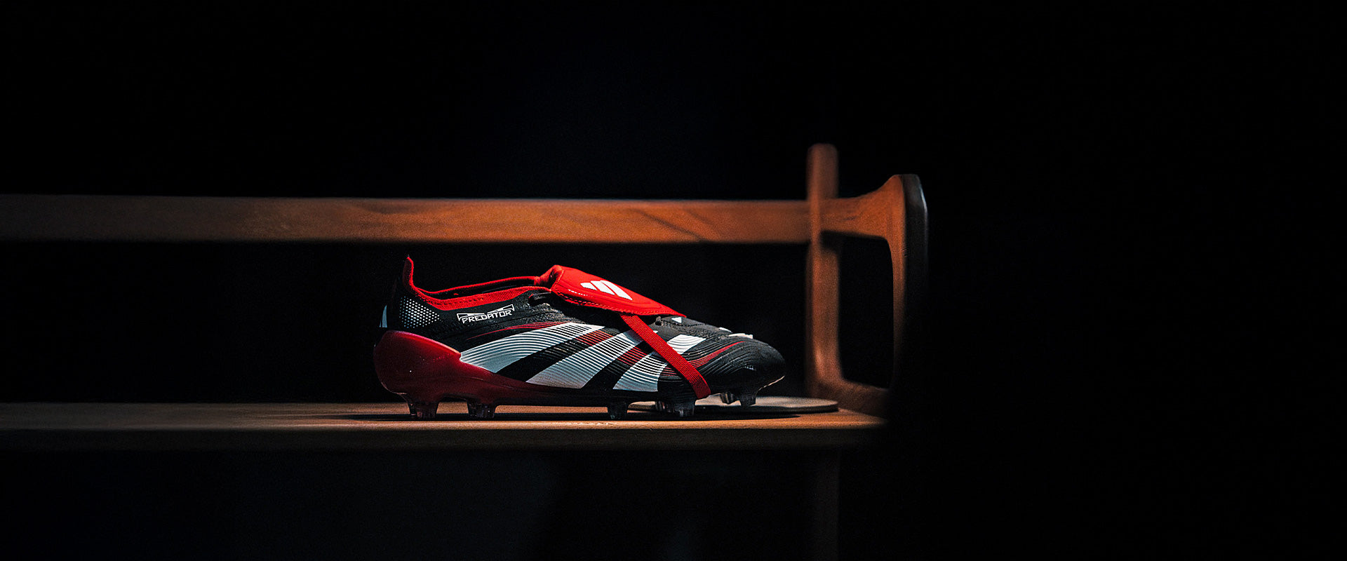 Adidas Predator Elite Tongue x Moments FG Football Boots Black/White/Vivid Red