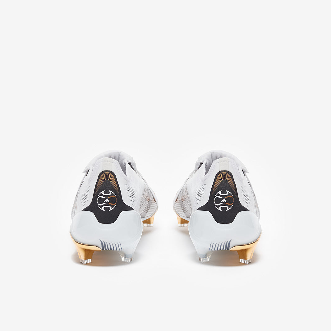 Adidas Predator Elite Tongue X Teamgeist FG Football Boots White/Black/Gold Met