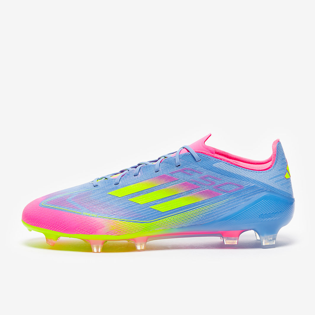 Adidas F50 Elite FG Football Boots Blue Fusion/Lucid Lemon/Lucid Pink