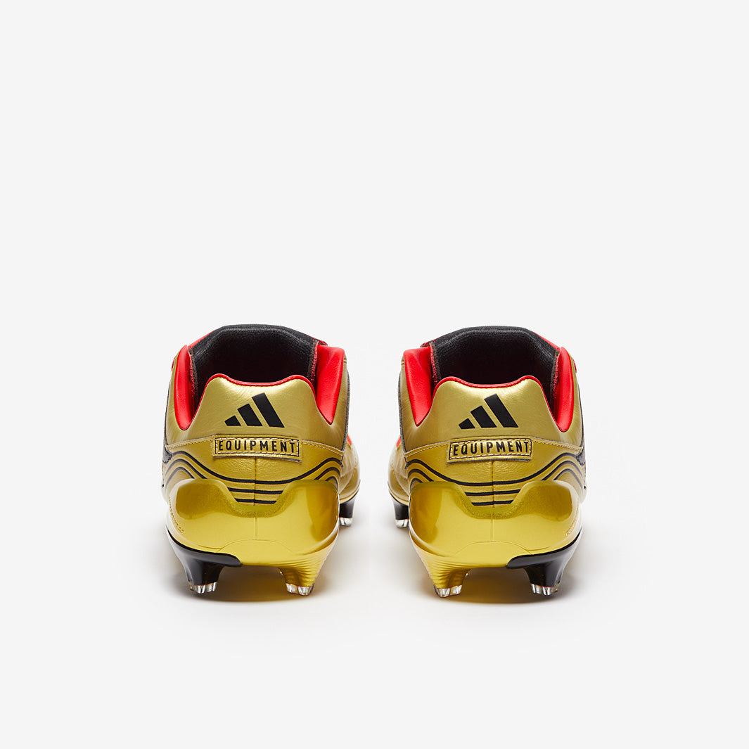 Adidas Predator Precision Elite X Zidane FG Football Boots Gold Met/Black/Collegiate Red
