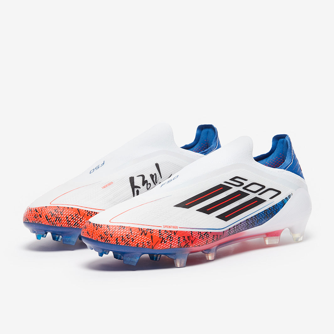 Adidas F50 Elite Laceless x Son FG Football Boots White/Black/Bright Red
