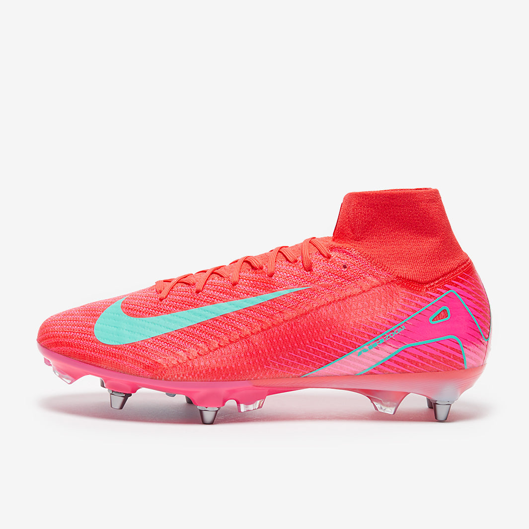 Nike Air Zoom Mercurial Superfly X Elite SG-Pro Football Boots Ember Glow/Aurora Green