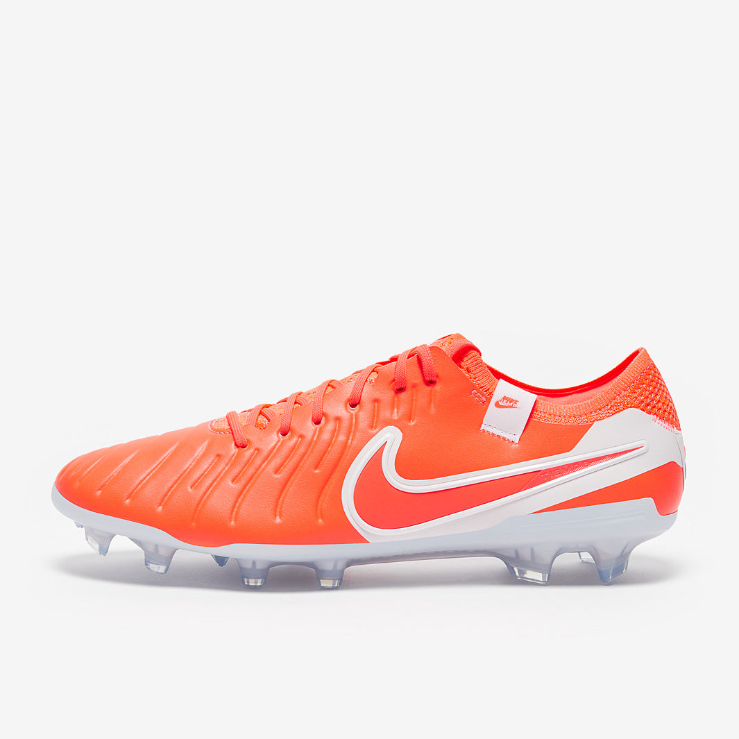 Nike Tiempo Legend X Elite FG Football Boots Hot Lava/White