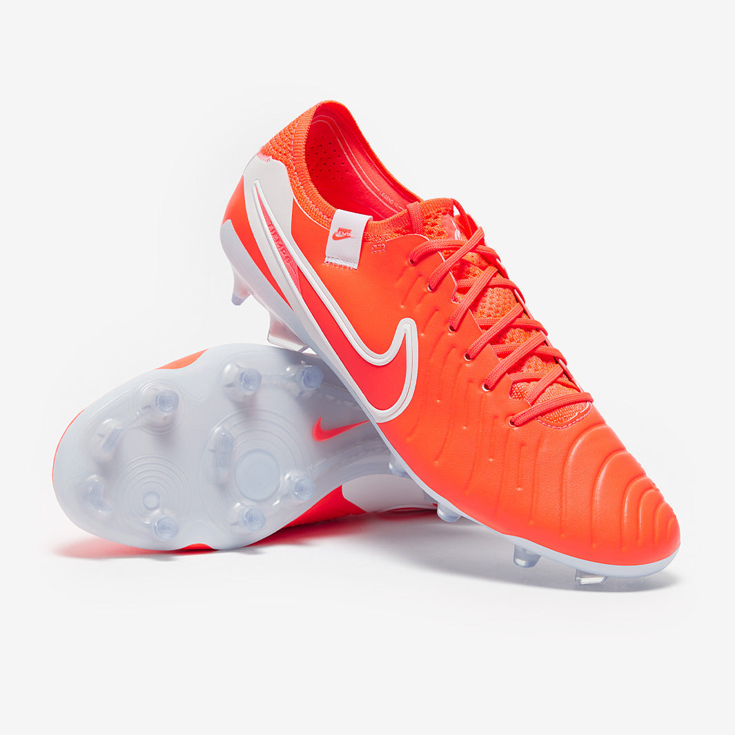 Nike Tiempo Legend X Elite FG Football Boots Hot Lava/White