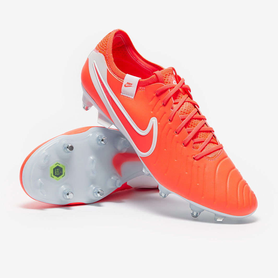 Nike Tiempo Legend X Elite SG-Pro Anti-Clog Football Boots Hot Lava/White