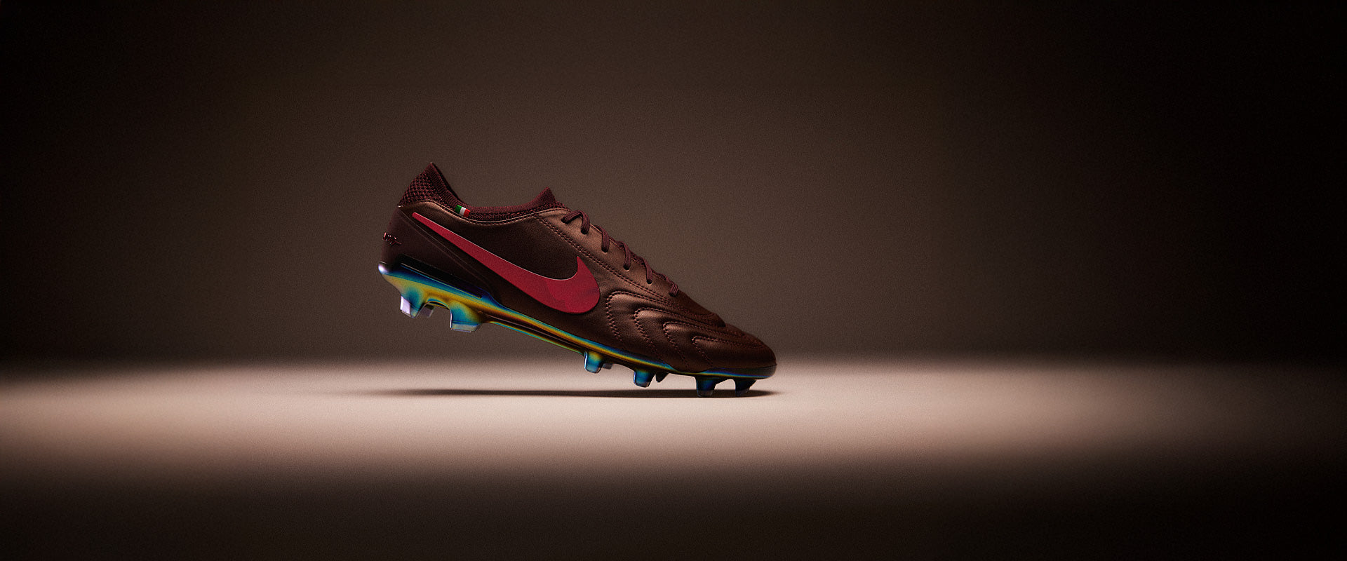 Nike Tiempo Legend X Elite FG SE x Made In Italy Football Boots Port Wine/Bright Crimson