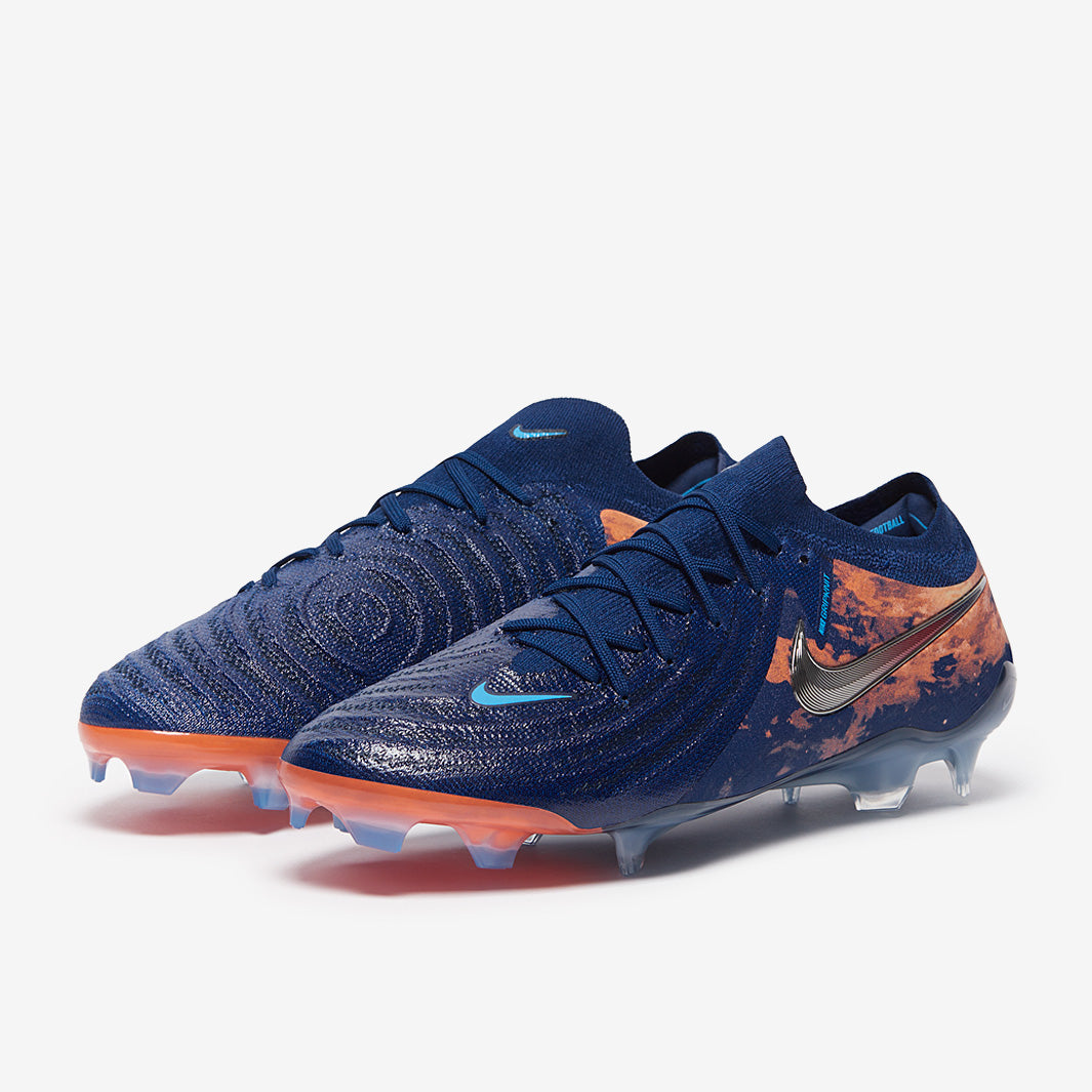 Nike Phantom GX II Elite x Haaland FG Football Boots Blue Void/Chrome