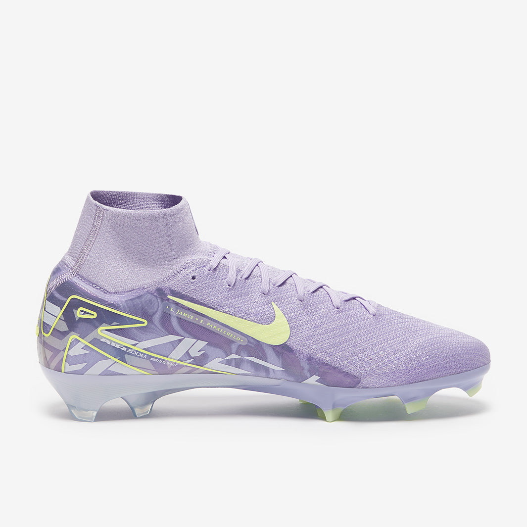 Nike Air Zoom Mercurial Superfly X Elite FG Football Boots Purple Agate/Barely Volt