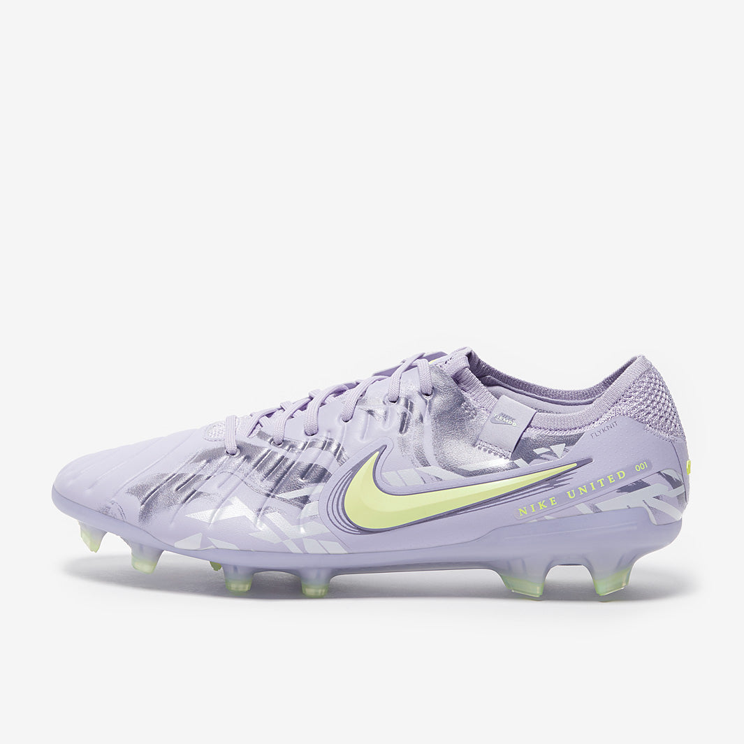 Nike Tiempo Legend X Elite FG Football Boots Purple Agate/Barely Volt