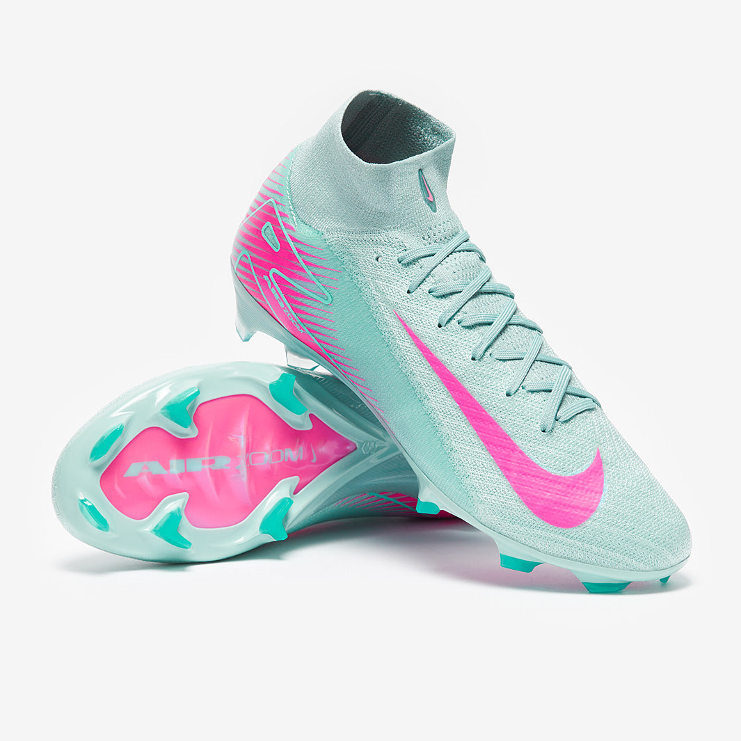 Nike Air Zoom Mercurial Superfly X Elite FG Football Boots Ocean Cube/Pink Blast