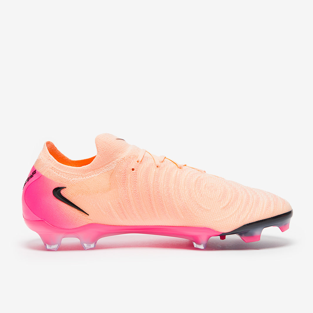Nike Phantom GX II Elite FG Chuteira Campo Crimson Tint/Black/Pink Blast