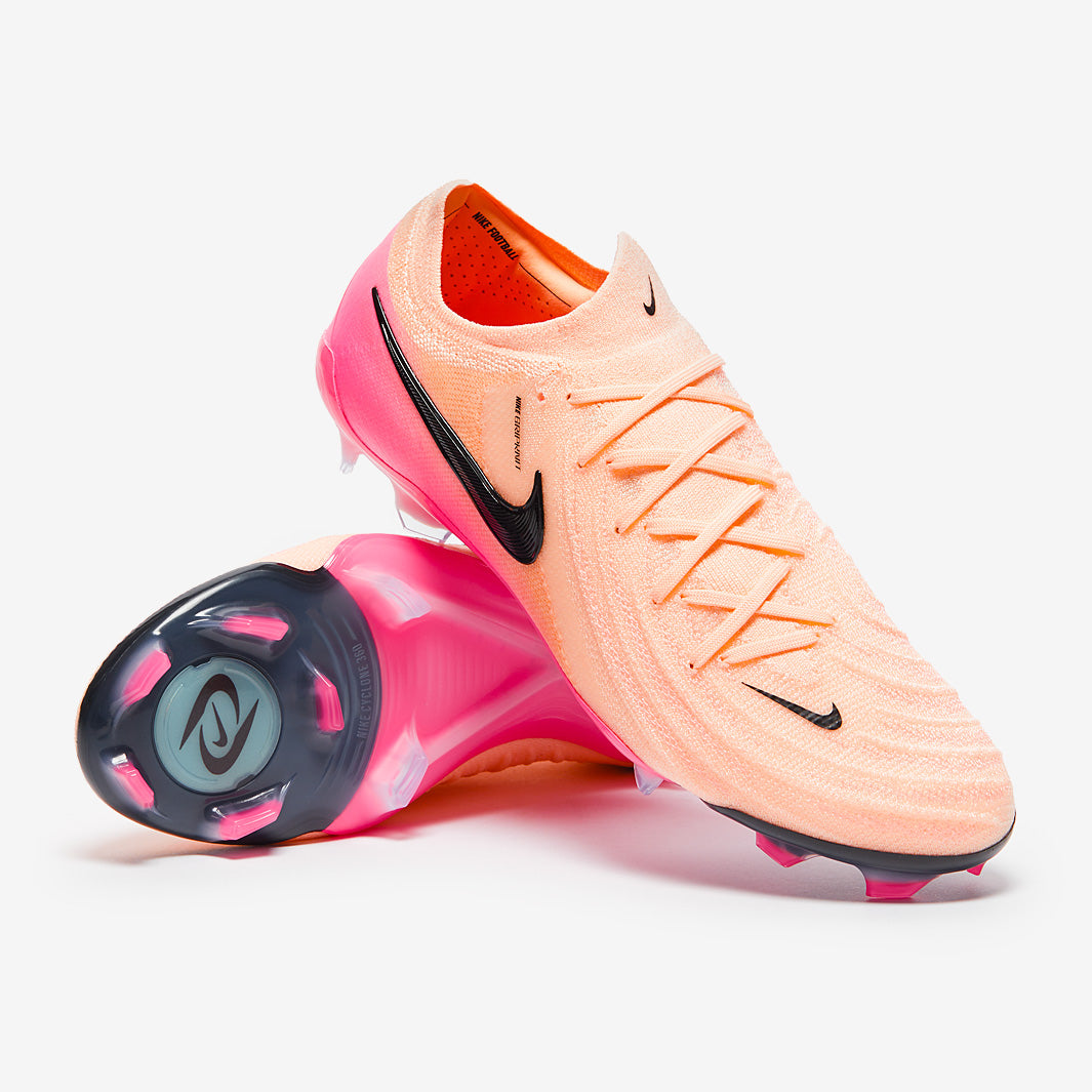 Nike Phantom GX II Elite FG Chuteira Campo Crimson Tint/Black/Pink Blast